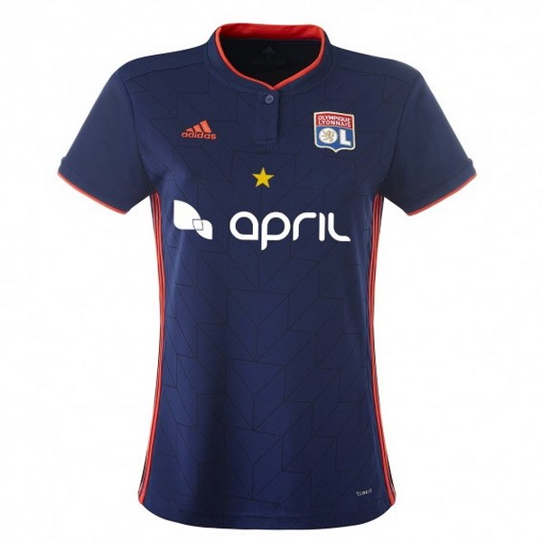 Maillot Football Lyon Exterieur Femme 2018-19 Bleu